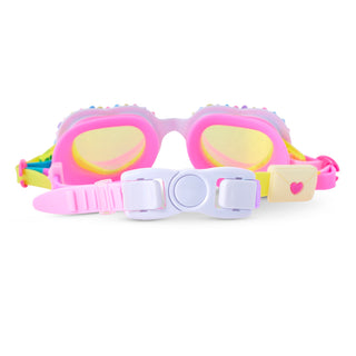 Bling2o Color Me Smitten Candy Heart Swim Goggle
Colorful children's sunglasses with a heart detail on a white background