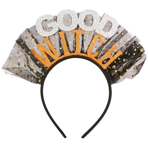 C.R. Gibson Halloween Headband - Good Witch, C.R. Gibson, cf-type-headband, cf-vendor-c-r-gibson, CR Gibson, Good Witch, Halloween, Halloween Headband, Headband, Headband - Basically Bows & B