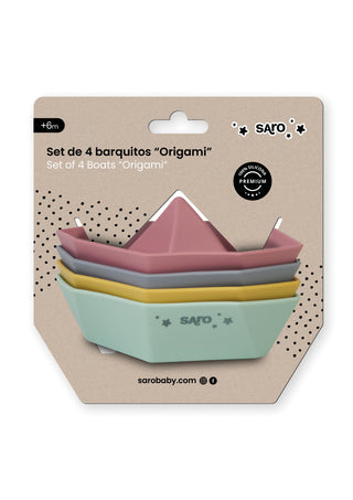 Kalencom Boat Origami Bath Toy Set