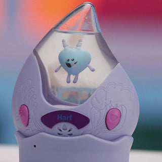Super Impulse Aqua Pets Series 1 Harf toy figure with vibrant colors and detailed aquatic design.