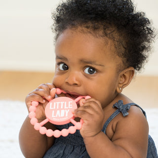 Bella Tunno, Bella Tunno Little Lady Happy Teether - Basically Bows & Bowties