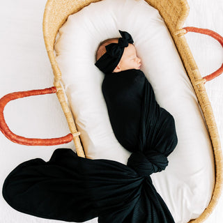 Lou Lou and Company Ribbed Swaddle Blanket - Saylor