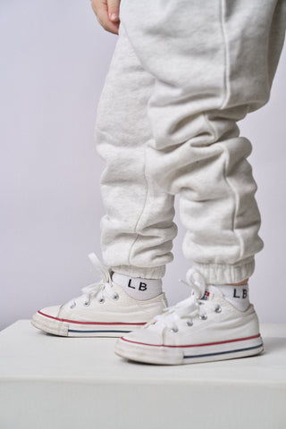 Little Bipsy Ankle Sock Set - White