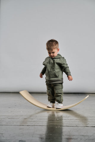 Little Bipsy Cargo Joggers - Pine
