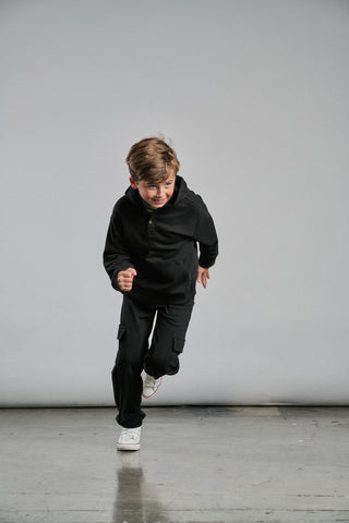 Little Bipsy Cargo Joggers - Black