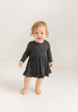 Posh Peanut, Posh Peanut Aggie L/S Ruffled Bodysuit Dress - Basically Bows & Bowties