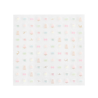 Jollity & Co Let Let Them Eat Cake Nail Stickers