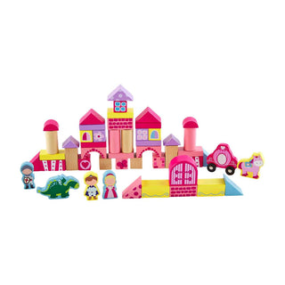 Mud Pie Princess Block Party 50pc Block Set, Mud Pie, Block Set, Blocks, Mud Pie, Mud Pie Toys, Princess, Princess Blocks, Princesses, Puzzles, Toy, Toys, Wooden Blocks, Wooden Toy, Toys - Ba