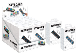 Colorful Klickey toy keyboard by Master Toys with various keys and playful design, perfect for children's imaginative play.