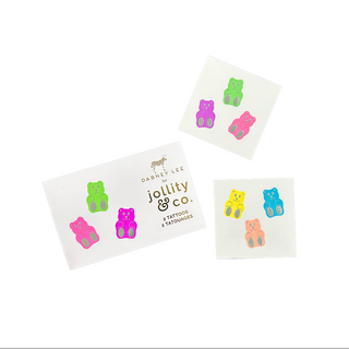 Jollity & Co Gummy Bears Temporary Tattoos