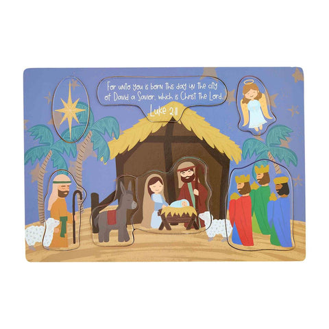 Mud Pie Nativity Story Puzzle, Mud Pie, All Things Holiday, cf-type-toys, cf-vendor-mud-pie, Christmas, Holiday, Mud Pie, Mud Pie Nativity, Mud Pie Puzzle, Mud Pie Toys, Nativity, Nativity St