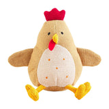 Mud Pie Farm Animal Knit Rattle Rooster