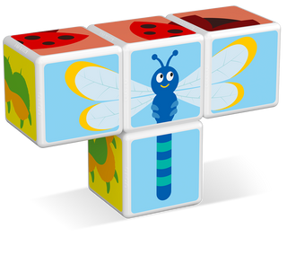 Geomag Magicube Insect Friends
Colorful children's blocks with insect designs on a white background