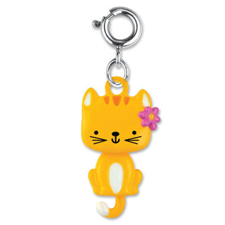 Charm It! Swivel Kitty Charm
Yellow cat charm with a pink flower on a white background