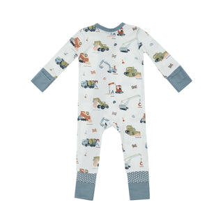 Angel Dear 2 Way Zipper Romper - Construction Alphabet