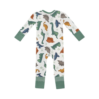Angel Dear 2 Way Zipper Romper - Dino Rocks