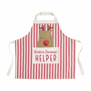 Mud Pie Kids Christmas Apron, Mud Pie, All Things Holiday, Apron, cf-type-aprons, cf-vendor-mud-pie, Christmas, Christmas Apron, Holiday, Mud Pie, Mud Pie Christmas, Reindeer, Santa, Santa's 