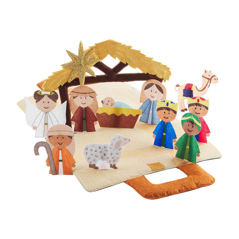 Mud Pie My Nativity Pouch Set, Mud Pie, All Things Holiday, cf-type-toys, cf-vendor-mud-pie, Christmas, Holiday, Mud Pie, Mud Pie Nativity, Mud Pie Toys, Nativity, Nativity Plush Set, Stockin