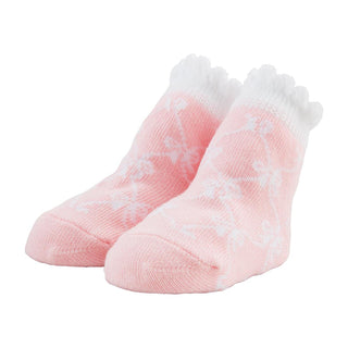 Mud Pie Bow Rattle Toe Sock Set