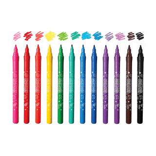 Ooly Yummy Yummy scented markers set of 12 in assorted colors shown together