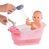 Corolle Baby Doll Bathtub & Shower for 12" / 14" Doll - Pink