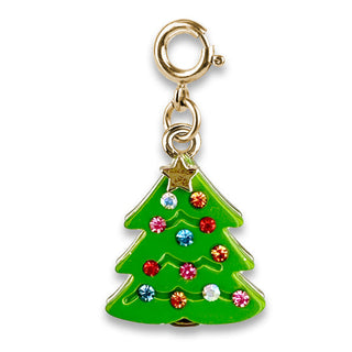 Charm It! Gold Sparkle Christmas Tree Charm
Green Christmas tree charm with colorful crystals on a white background