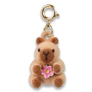 Gold furry Capybara charm from Charm It! featuring a cute, detailed pendant for jewelry or charm bracelets.