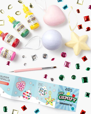 Super Smalls, Super Smalls Crafty Christmas DIY Gemify Kit - Basically Bows & Bowties
