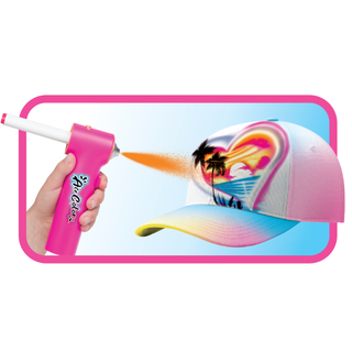 Air Color Fashion Airbrush Kit by The Pencil Grip Inc for arts and crafts, featuring colorful airbrush tools and accessories.