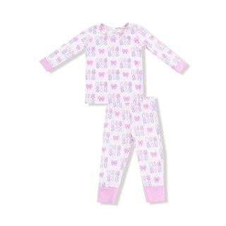 Angel Dear Long Sleeve Loungewear Set - Big Sis
Children's pajama set with butterfly pattern on a white background