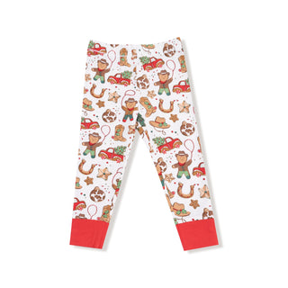 Angel Dear Long Sleeve Loungewear Set - Cowboy Christmas
