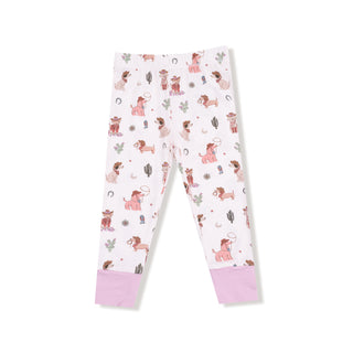Angel Dear Long Sleeve Loungewear Set - Cowgirl Dogs
Children's leggings with dog pattern on a white background