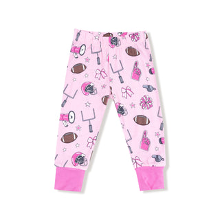 Angel Dear Long Sleeve Loungewear Set - Game Day Pink