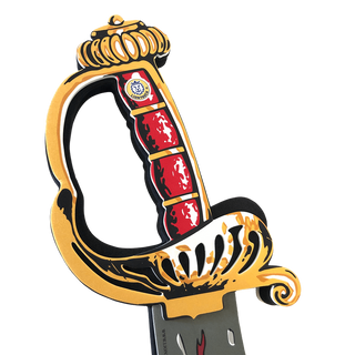 Liontouch Pirate Sabre - Captain Cross
Decorative bottle opener with a sword design on a white background