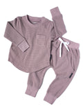 Little Bipsy Waffle Top - Thistle, Little Bipsy Collection, cf-size-0-3-months, cf-size-12-18-months, cf-size-2-3, cf-size-3-4, cf-size-3-6-months, cf-size-4-5, cf-size-6-12-months, cf-type-s