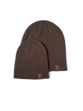 Little Bipsy Knit Beanie - Cocoa, Little Bipsy Collection, Beanie, Beanie hat, Beanies, Brown, cf-size-large-2-5-years, cf-size-medium-8-months-2-5-years, cf-size-small-0-8-months, cf-type-be