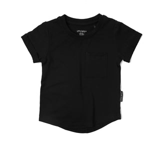 Little Bipsy Bamboo Pocket Tee - Black