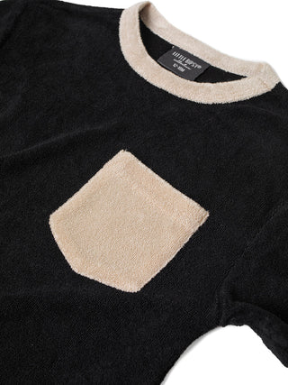 Little Bipsy Terry Cloth Tee - Black