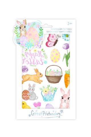 Great Pretenders, Great Pretenders Easter Bunny Tattoos - Basically Bows & Bowties