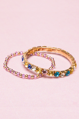 Great Pretenders, Great Pretenders Boutique Glitz and Glam Bracelet Set - Basically Bows & Bowties