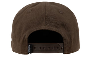 BinkyBro Kids Palm Brown Hat
Brown cap with a visible brand logo on the back against a white background