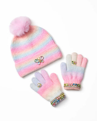 Super Smalls Pastel Rainbow Beanie