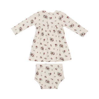 Angel Dear Simple Dress & Bloomer - Misty Rose Floral
