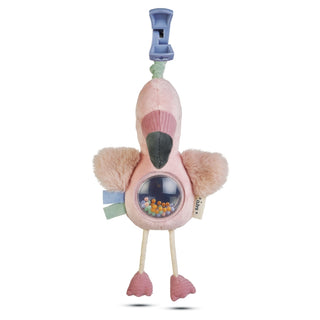 Kalencom Jungle Party Mirror Rattle - Flamingo