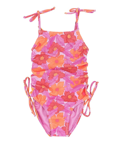 Feather 4 Arrow Seaside One Piece Swimsuit - Lilac Floral