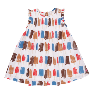 Pink Chicken Girls Jaipur Dress - Popsicles