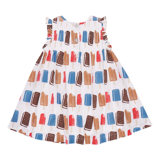 Pink Chicken Girls Jaipur Dress - Popsicles