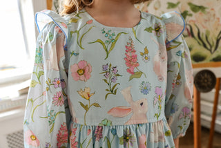 Pink Chicken Girls Brooke Dress - Botanical Bunnies
