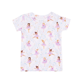 Angel Dear Short Sleeve Loungewear Set - Bow Ballerinas
