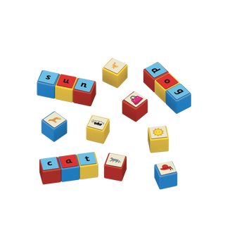 Geomag, Geomag Magicube Word Recycled 79 pcs - Basically Bows & Bowties